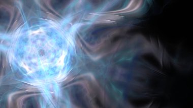 Fantezi kaotik renkli fraktal desen. Soyut Fraktal şekiller. 3D render resimde arka plan veya duvar kağıdı.