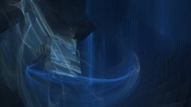 Fantezi kaotik renkli fraktal desen. Soyut Fraktal şekiller. 3D render resimde arka plan veya duvar kağıdı.