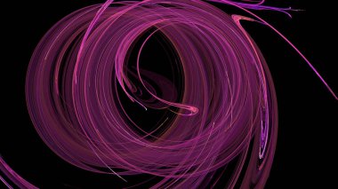 Fantezi kaotik renkli fraktal desen. Soyut Fraktal şekiller. 3D render resimde arka plan veya duvar kağıdı.