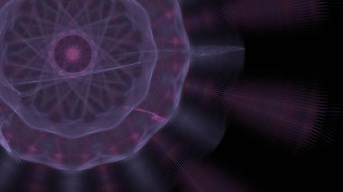 Fantezi kaotik renkli fraktal desen. Soyut Fraktal şekiller. 3D render resimde arka plan veya duvar kağıdı.