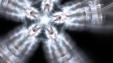 Fantezi kaotik renkli fraktal desen. Soyut Fraktal şekiller. 3D render resimde arka plan veya duvar kağıdı.