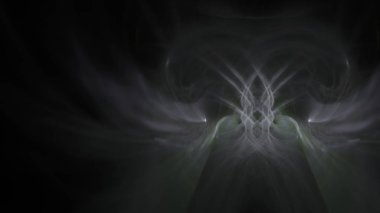 Fantezi kaotik renkli fraktal desen. Soyut Fraktal şekiller. 3D render resimde arka plan veya duvar kağıdı.