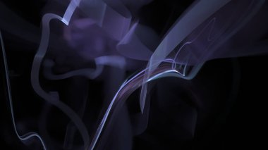 Fantezi kaotik renkli fraktal desen. Soyut Fraktal şekiller. 3D render resimde arka plan veya duvar kağıdı.