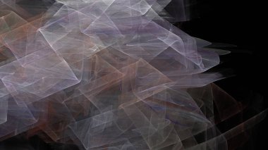 Fantezi kaotik renkli fraktal desen. Soyut Fraktal şekiller. 3D render resimde arka plan veya duvar kağıdı.