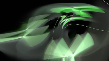 Fantezi kaotik renkli fraktal desen. Soyut Fraktal şekiller. 3D render resimde arka plan veya duvar kağıdı.