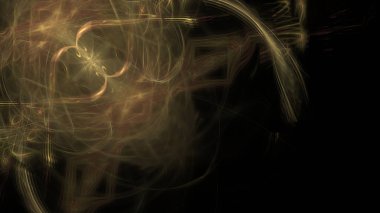 Fantezi kaotik renkli fraktal desen. Soyut Fraktal şekiller. 3D render resimde arka plan veya duvar kağıdı.