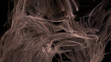 Fantezi kaotik renkli fraktal desen. Soyut Fraktal şekiller. 3D render resimde arka plan veya duvar kağıdı.