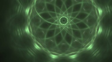 Fantezi kaotik renkli fraktal desen. Soyut Fraktal şekiller. 3D render resimde arka plan veya duvar kağıdı.