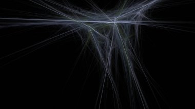 Fantezi kaotik renkli fraktal desen. Soyut Fraktal şekiller. 3D render resimde arka plan veya duvar kağıdı.