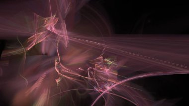 Fantezi kaotik renkli fraktal desen. Soyut Fraktal şekiller. 3D render resimde arka plan veya duvar kağıdı.