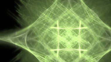 Fantezi kaotik renkli fraktal desen. Soyut Fraktal şekiller. 3D render resimde arka plan veya duvar kağıdı.