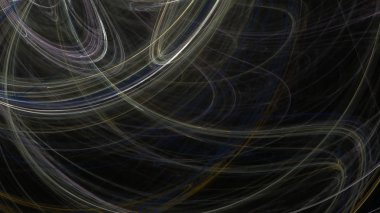 Fantezi kaotik renkli fraktal desen. Soyut Fraktal şekiller. 3D render resimde arka plan veya duvar kağıdı.