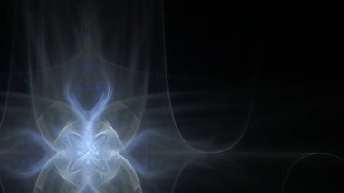 Fantezi kaotik renkli fraktal desen. Soyut Fraktal şekiller. 3D render resimde arka plan veya duvar kağıdı.