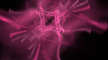 Fantezi kaotik renkli fraktal desen. Soyut Fraktal şekiller. 3D render resimde arka plan veya duvar kağıdı.