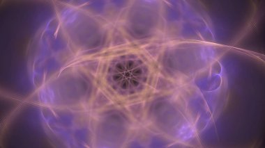 Fantezi kaotik renkli fraktal desen. Soyut Fraktal şekiller. 3D render resimde arka plan veya duvar kağıdı.