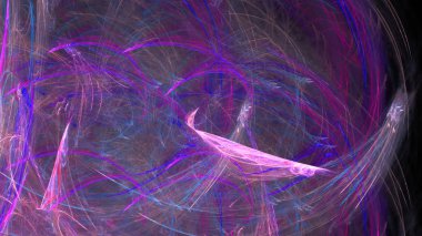 Fantezi kaotik renkli fraktal desen. Soyut Fraktal şekiller. 3D render resimde arka plan veya duvar kağıdı.