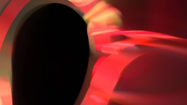 Fantezi kaotik renkli fraktal desen. Soyut Fraktal şekiller. 3D render resimde arka plan veya duvar kağıdı.