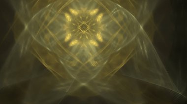 Fantezi kaotik renkli fraktal desen. Soyut Fraktal şekiller. 3D render resimde arka plan veya duvar kağıdı.