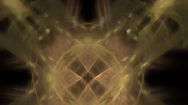 Fantezi kaotik renkli fraktal desen. Soyut Fraktal şekiller. 3D render resimde arka plan veya duvar kağıdı.