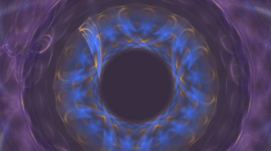 Fantezi kaotik renkli fraktal desen. Soyut Fraktal şekiller. 3D render resimde arka plan veya duvar kağıdı.