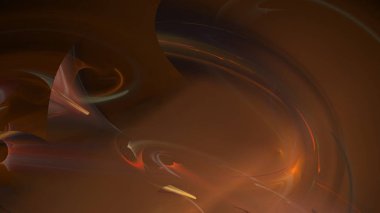 Fantezi kaotik renkli fraktal desen. Soyut Fraktal şekiller. 3D render resimde arka plan veya duvar kağıdı.