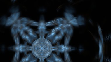 Fantezi kaotik renkli fraktal desen. Soyut Fraktal şekiller. 3D render resimde arka plan veya duvar kağıdı.