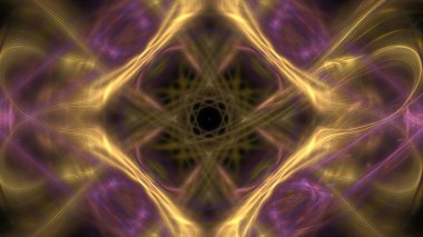 Fantezi kaotik renkli fraktal desen. Soyut Fraktal şekiller. 3D render resimde arka plan veya duvar kağıdı.