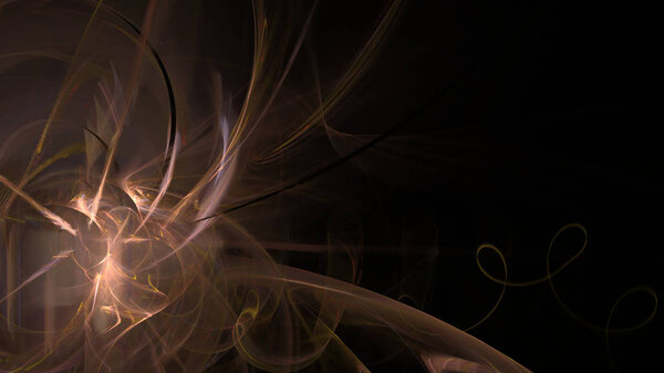 Фантазия хаотичной красочной фрактальной картины. Абстрактные фрактальные формы. 3D рендеринг фона или обоев
.