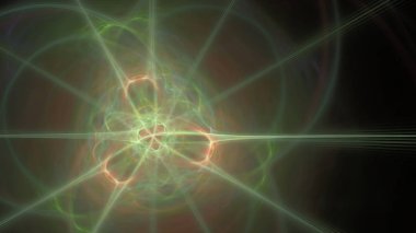 Fantezi kaotik renkli fraktal desen. Soyut Fraktal şekiller. 3D render resimde arka plan veya duvar kağıdı.