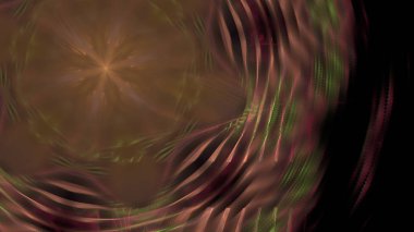 Fantezi kaotik renkli fraktal desen. Soyut Fraktal şekiller. 3D render resimde arka plan veya duvar kağıdı.