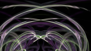 Fantezi kaotik renkli fraktal desen. Soyut Fraktal şekiller. 3D render resimde arka plan veya duvar kağıdı.