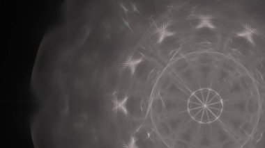 Fantezi kaotik renkli fraktal desen. Soyut Fraktal şekiller. 3D render resimde arka plan veya duvar kağıdı.