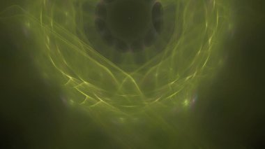 Fantezi kaotik renkli fraktal desen. Soyut Fraktal şekiller. 3D render resimde arka plan veya duvar kağıdı.