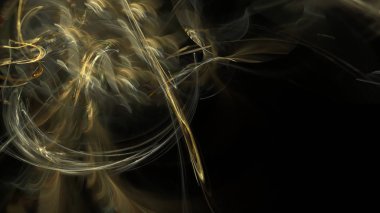 Fantezi kaotik renkli fraktal desen. Soyut Fraktal şekiller. 3D render resimde arka plan veya duvar kağıdı.