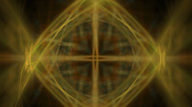 Fantezi kaotik renkli fraktal desen. Soyut Fraktal şekiller. 3D render resimde arka plan veya duvar kağıdı.