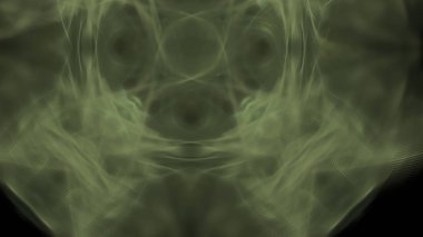 Fantezi kaotik renkli fraktal desen. Soyut Fraktal şekiller. 3D render resimde arka plan veya duvar kağıdı.