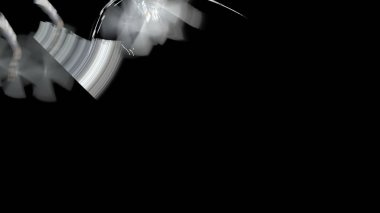 Fantezi kaotik renkli fraktal desen. Soyut Fraktal şekiller. 3D render resimde arka plan veya duvar kağıdı.