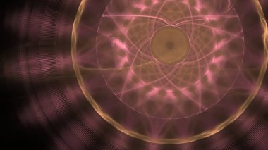 Fantezi kaotik renkli fraktal desen. Soyut Fraktal şekiller. 3D render resimde arka plan veya duvar kağıdı.