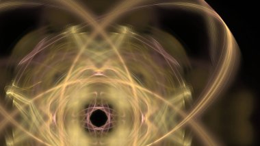 Fantezi kaotik renkli fraktal desen. Soyut Fraktal şekiller. 3D render resimde arka plan veya duvar kağıdı.