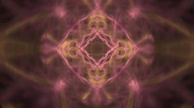 Fantezi kaotik renkli fraktal desen. Soyut Fraktal şekiller. 3D render resimde arka plan veya duvar kağıdı.