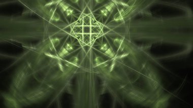 Fantezi kaotik renkli fraktal desen. Soyut Fraktal şekiller. 3D render resimde arka plan veya duvar kağıdı.