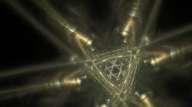 Fantezi kaotik renkli fraktal desen. Soyut Fraktal şekiller. 3D render resimde arka plan veya duvar kağıdı.