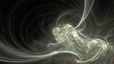 Fantezi kaotik renkli fraktal desen. Soyut Fraktal şekiller. 3D render resimde arka plan veya duvar kağıdı.