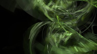 Fantezi kaotik renkli fraktal desen. Soyut Fraktal şekiller. 3D render resimde arka plan veya duvar kağıdı.