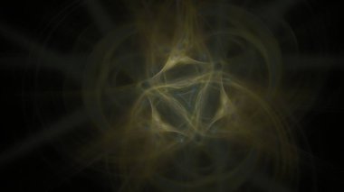 Fantezi kaotik renkli fraktal desen. Soyut Fraktal şekiller. 3D render resimde arka plan veya duvar kağıdı.