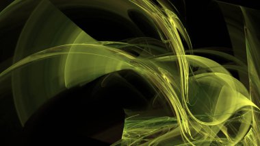 Fantezi kaotik renkli fraktal desen. Soyut Fraktal şekiller. 3D render resimde arka plan veya duvar kağıdı.