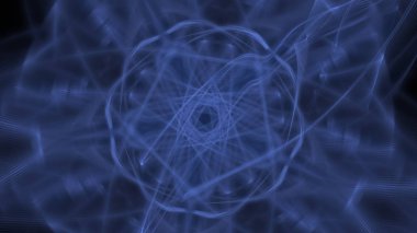 Fantezi kaotik renkli fraktal desen. Soyut Fraktal şekiller. 3D render resimde arka plan veya duvar kağıdı.