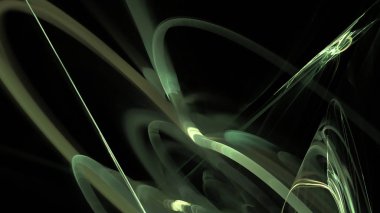 Fantezi kaotik renkli fraktal desen. Soyut Fraktal şekiller. 3D render resimde arka plan veya duvar kağıdı.