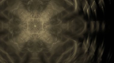 Fantezi kaotik renkli fraktal desen. Soyut Fraktal şekiller. 3D render resimde arka plan veya duvar kağıdı.