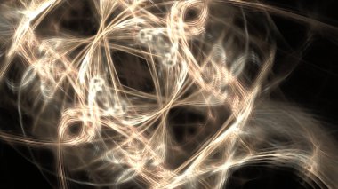 Fantezi kaotik renkli fraktal desen. Soyut Fraktal şekiller. 3D render resimde arka plan veya duvar kağıdı.